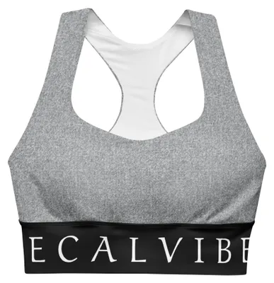 Produktbild von DECALVIBES Longline Sports Bra Sport BH Ultimate Grey Melange - 3XL