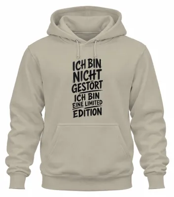 Produktbild von Ich bin nicht gestört ich bin eine Statement Sarkasmus Hoodie Kapuzenpullover, Natur, XL