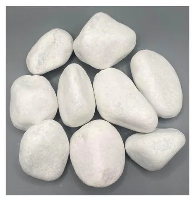 Produktbild von Dekosteine Weiß I Marmorkies 25-40mm wählbar 1kg - 3 kg - 5kg - 10kg - 20kg