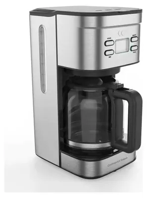 Obrázek produktu pro Kávový filtr CONTINENTAL EDISON EDISON CECF12TIX, 900W, 1,5L, 10-12 šálků, LCD displej, sklo, nerezová ocel