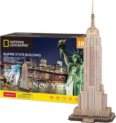 Produktbild von CubicFun Cubic Fun 3d Puzzel NG The Empire State Building, 66 Stück(e), Gebäude