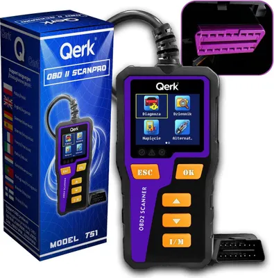Produktbild von OBD2-Diagnoseschnittstelle Qerk T51 OBD-TESTER POLNISCHES MENÜ FARBBILDSCHIRM