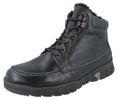 Produktbild von WALDLÄUFER H Lino Herrenstiefel schwarz Glattleder - Größe: UK 7