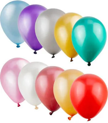Produktbild von 50x Luftballons "Perlmutt" bunt Ø30cm