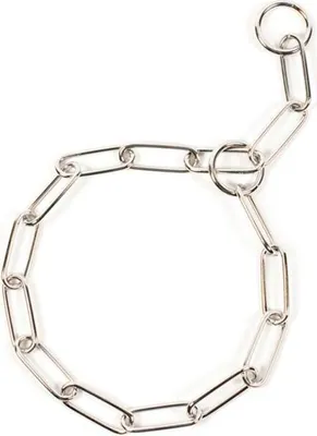 Produktbild von Duvo+ Slip Hundehalsband verchromt mit großen Kettengliedern