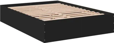 Produktbild von Bettgestell Schwarz 120x190 cm Holzwerkstoff