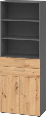 Produktbild von Hammerbacher Kombischrank 6OH gp/Asteiche