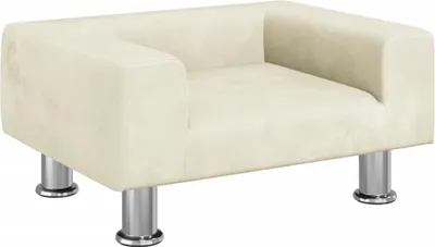 Obrázek produktu pro vidaXL Dětská pohovka Cream 50x40x26,5 cm Velvet