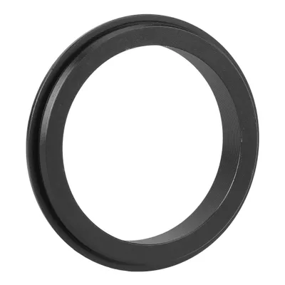 Image de 1 bague d'adaptation M48 mm - M54 mm en alliage d'aluminium noir, accessoires pour télescopes astronomiques