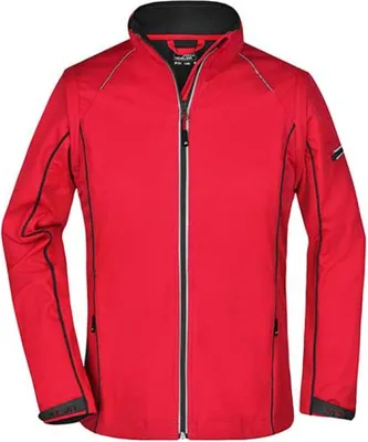 Produktbild von 2 in 1 Jacke mit abzippbaren Ärmeln red/black, Gr. XXL