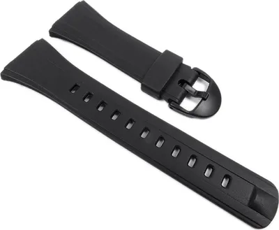 Produktbild von Uhrenarmband Casio Solar Data Bank DB-E30-1AVEF | Resin schwarz DB-E30