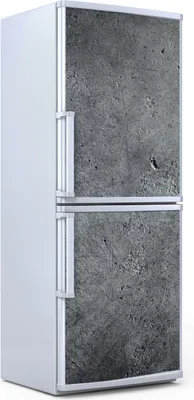 Produktbild von Kühlschrankdekoration  60x180 cm  Aufkleber auf dem Kühlschrank - Beton Zement Textur