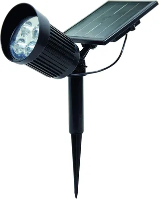 Produktbild von Solar Gartenstrahler Nelis mit 8LED 120lm Solarleuchte Bodenstrahler Spotlight 1 x Stück