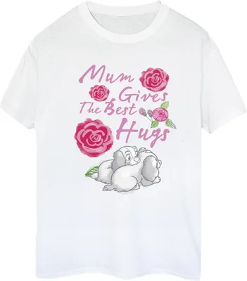 Produktbild von Disney - "Lady And The Tramp Mum Hugs" T-Shirt für Damen BI30761 (3XL) (Weiß)