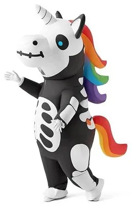 Zdjęcie produktu dla Kostium nadmuchiwany jednorożca dla dorosłych na halloween imprezę
