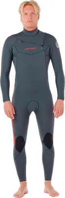 Produktbild von Rip Curl Dawn Patrol Pro 3/2 Mm Langarm-neoprenanzug Mit Brustreißverschluss Grau S Grau S