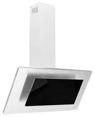 Immagine prodotto di vidaXL Cofano estrattore 90 cm in acciaio inox e vetro temperato argento