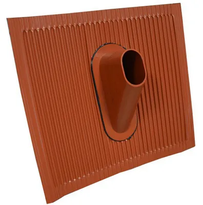 Image de PremiumX Couverture de toit Tuiles Aluminium Rouge Panneau pour Sat Mât Support de chevron