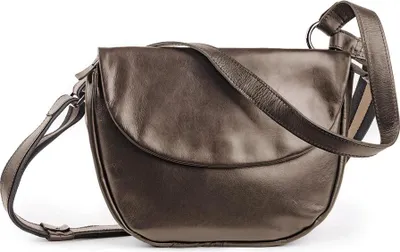 Produktbild von Lederhandtasche, dunkelbraun.