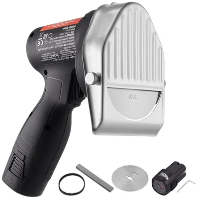 Imagen del producto de Máquina eléctrica para kebab - Máquina para döner kebab - Máquina para shawarma - Máquina para gyros - Cortadora de carne - Inalámbrica - Potencia de 80W