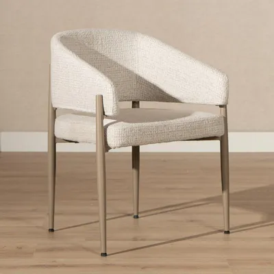 Produktbild von Bronx71 Esszimmerstuhl Armin Stoff meliert beige