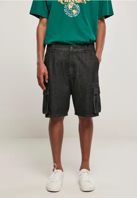 Produktbild von Urban Classics Organic Denim Cargo Shorts Schwarz 33 Mann Schwarz 33
