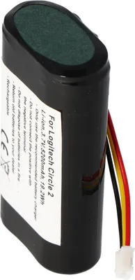 Productafbeelding van Accu geschikt voor Logitech Circle 2, lithium-ion, 3,7V, 5200mAh, 19,2Wh