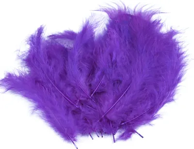10g Flaumfedern Kostümzubehör violett
