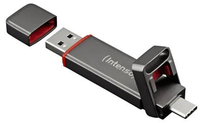 Produktbild von Intenso 3850440, 250 GB, USB Type-A / USB Type-C, 3.2 Gen 1 (3.1 Gen 1), 500 MB/s, Anthrazit