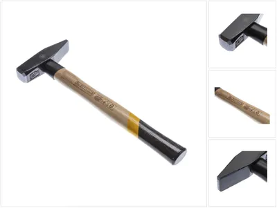 Immagine prodotto di Forte Tools Martello da fabbro 200g Martello con manico in legno Martello da officina fai da te