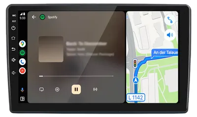 Produktbild von 2+64GB Android Autoradio Für Fiat 500 2015-2019 kabellos CarPlay Android Auto WiFi GPS Navi RDS DSP DAB+ BT 9 Zoll