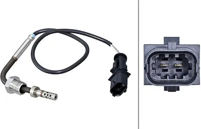 Produktbild von Sensor, Abgastemperatur HELLA 6PT 010 376-481