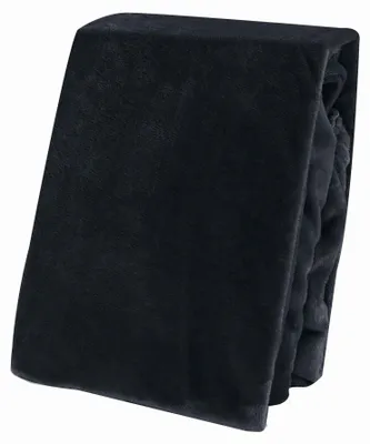 Produktbild von Winter Spannbettlaken Bettlaken Teddy Plüsch Warm Nicki Flausch Cashmere Touch, Größe:180 x 200 cm - 200x200 cm, Farbe:Schwarz