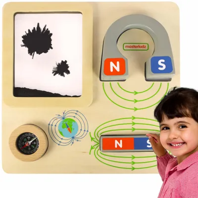 Image de Tableau éducatif de jeu magnétique Masterkidz Boussole Montessori