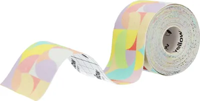 Produktbild von yellowSPORT yellowTAPE - Kinesiotaping Tape - 5 cm x 5 m - Pastellfarben abstrakt - 1 Stk.
