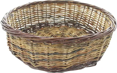 Image de Grand bol brun naturel osier brun Ø 38x11cm