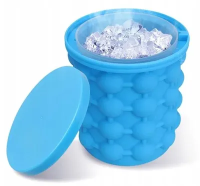 Produktbild von Silikon Eiswürfelform und Kühlkübel 2-in-1