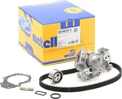 Produktbild von METELLI 30-0632-1 Zahnriemensatz + Wasserpumpe für RENAULT CLIO II (BB0/1/2, CB0/1/2) TWINGO I (C06) KANGOO (KC0/1) KANGOO Express (FC0/1) CLIO I