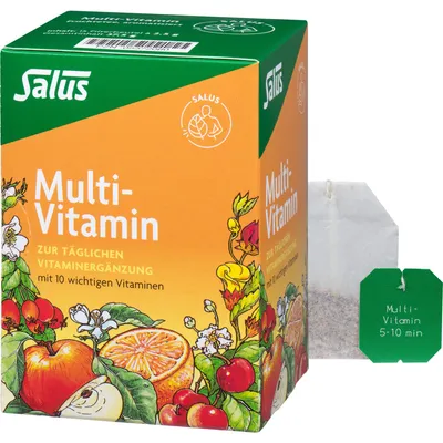 Immagine prodotto di Tè alla frutta multivitaminico Salus, aromatizzato 15 pz