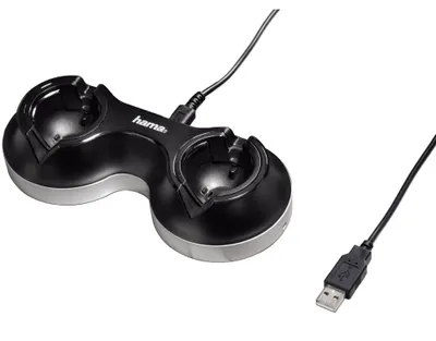 Produktbild von Hama H-51887, Innenraum, Gaming controls, USB, Schwarz, 1W, 18.8 cm