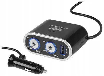 Produktbild von DBautomotive Doppel Zigarettenanzünder Verteiler mit USB