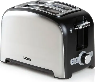 Obrázek produktu pro Domo DO961T, 4 krajíců, Černá, Plast, 1350 W, 447 mm, 225 mm