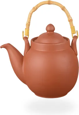 Produktbild von Tenno Tonkanne / Teekanne mit Sieb 800ml aus Ton, handgefertigt