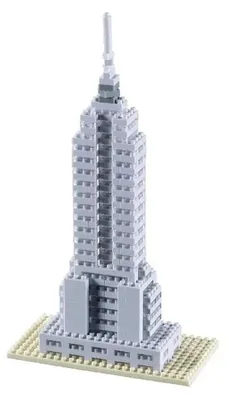 Produktbild von Brixies Plus Empire State Building 3D Konstruktionsbausatz aus Ministeinen
