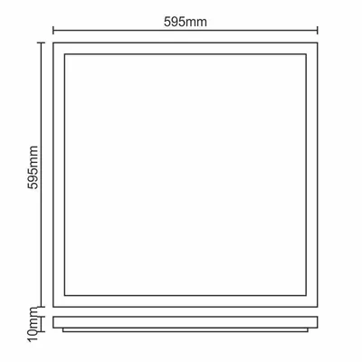 Obrázek produktu pro LED panel 40W/595x595/SMD/4500K/WH - PL121