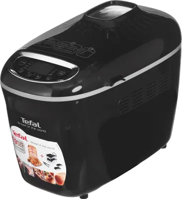 Produktbild von Tefal PF611838, 1,5 kg, Startzeitvorwahl, Sichtfenster, Variable einstellbare Krustenbräunung, 1600 W, Schwarz