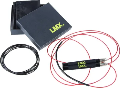Produktbild von Lifemaxx LMX Speed Rope Pro Springseil Schwarz/Rot verstellbar