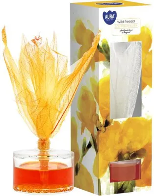 Zdjęcie produktu dla Dyfuzor zapachowy do 4 tygodni BISPOL Aura 50ml DZIKA FREZJA