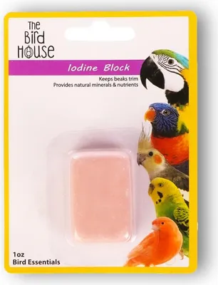 Productafbeelding van HappyPet Jodiumblok 30g - Kalksteenblokje met jodium, HappyPet