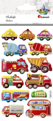 Image de Autocollants convexes souples pour véhicules 13pcs